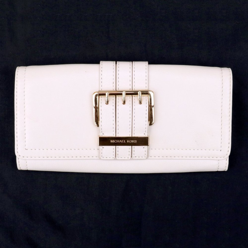 Michael Kors leather clutch purse